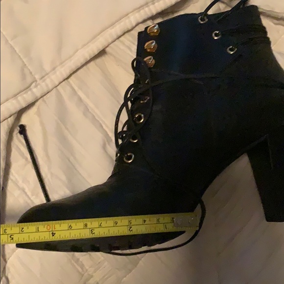 Diane Von Furstenberg heeled lace up boots size 8 - Picture 8 of 8